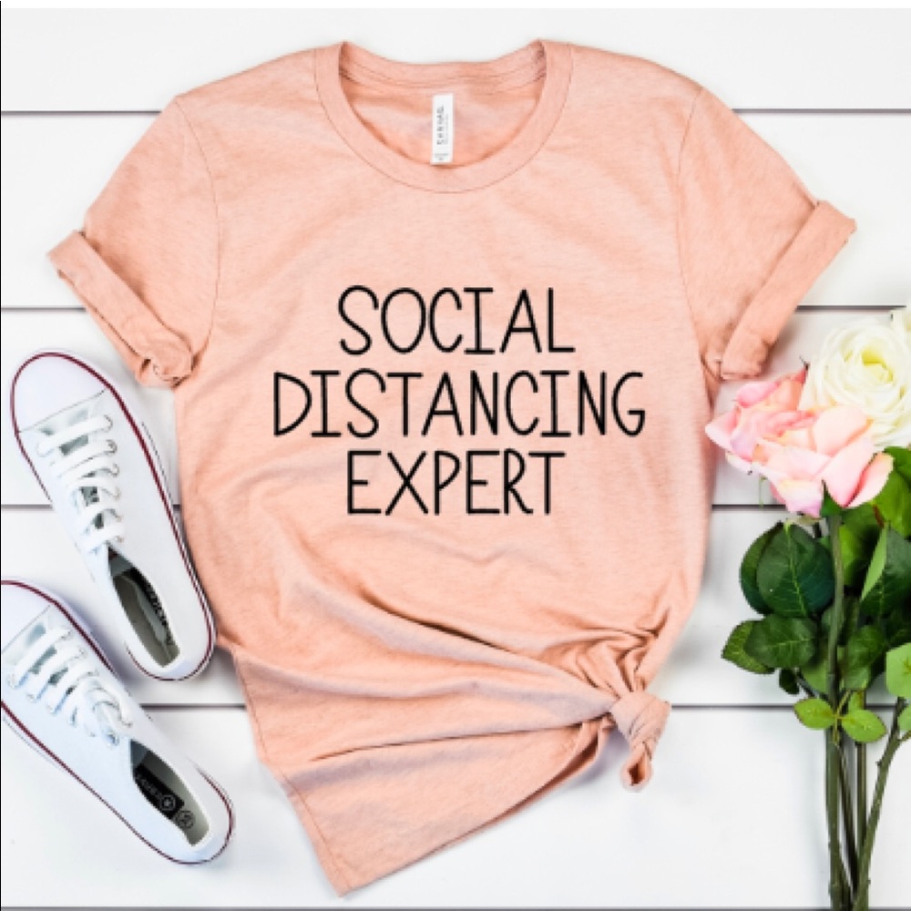 Social Distancing Expert Tees